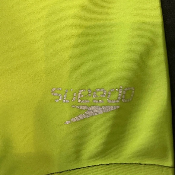 SPEEDO Girl’s 14 Swimsuit One-Piece Green Black - Picture 4 of 4